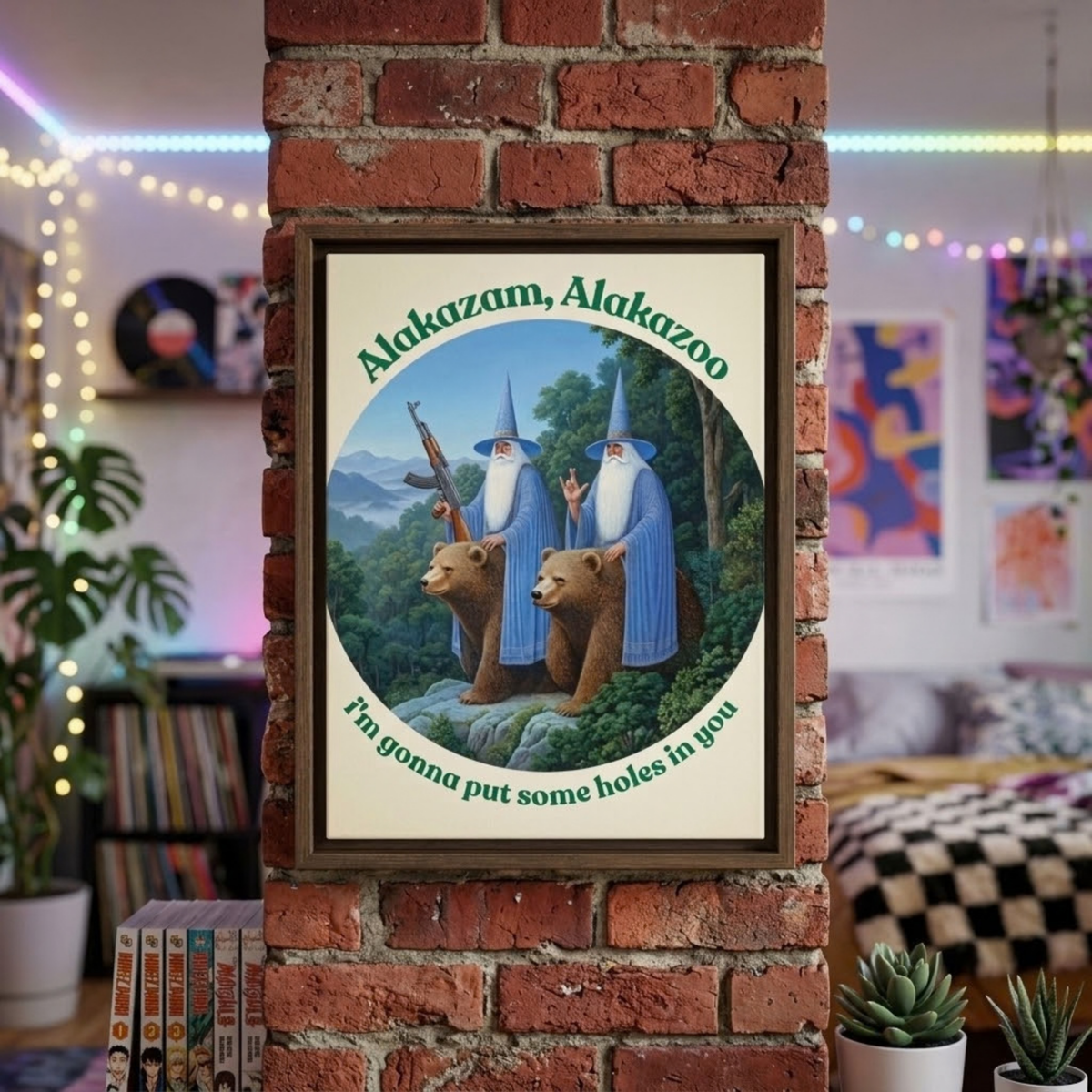 Alakazam | Framed canvas